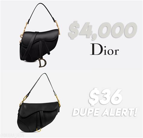 christian dior canvas tote dupe|best dior saddle bag dupe.